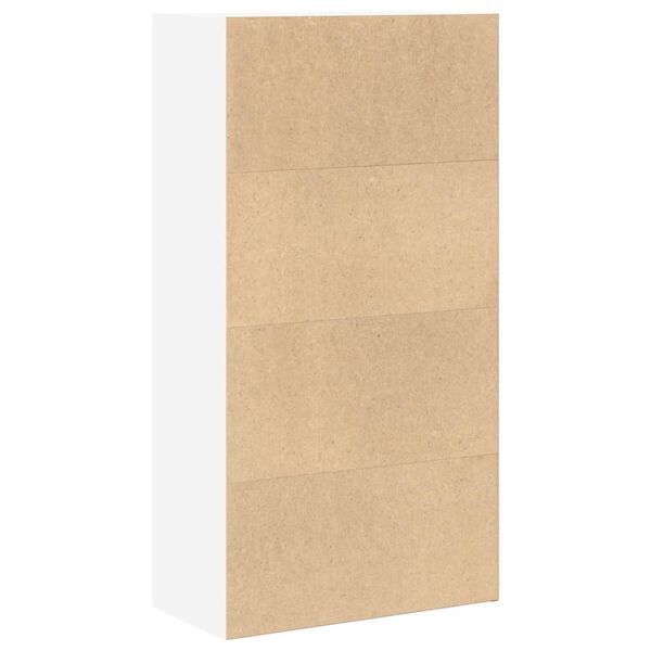 vidaXL Βιβλιοθήκη Λευκή 60x30x114 εκ. από Επεξεργασμένο Ξύλο