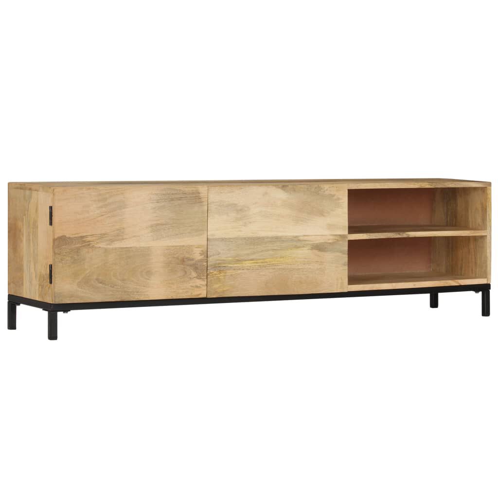 vidaXL Έπιπλο Τηλεόρασης 145 x 30 x 41 εκ. από Μασίφ Ξύλο Μάνγκο