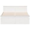 vidaXL Σκελετός Κρεβατιού Χωρ. Στρώμα +Κεφαλάρι 160x200 εκ Μασίφ Πεύκο