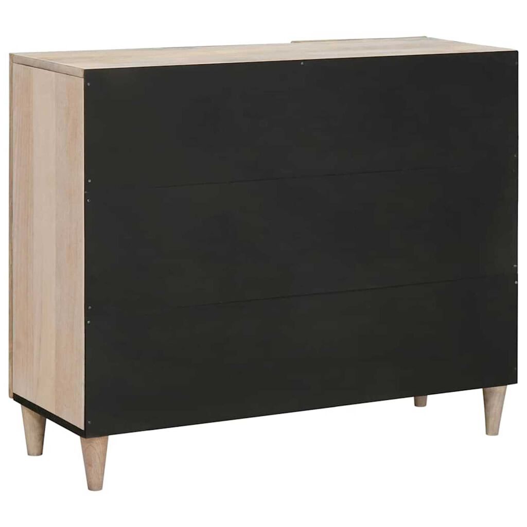 vidaXL Πλαϊνό γραφείο Λευκό 33.5 x 90 x 75 εκ