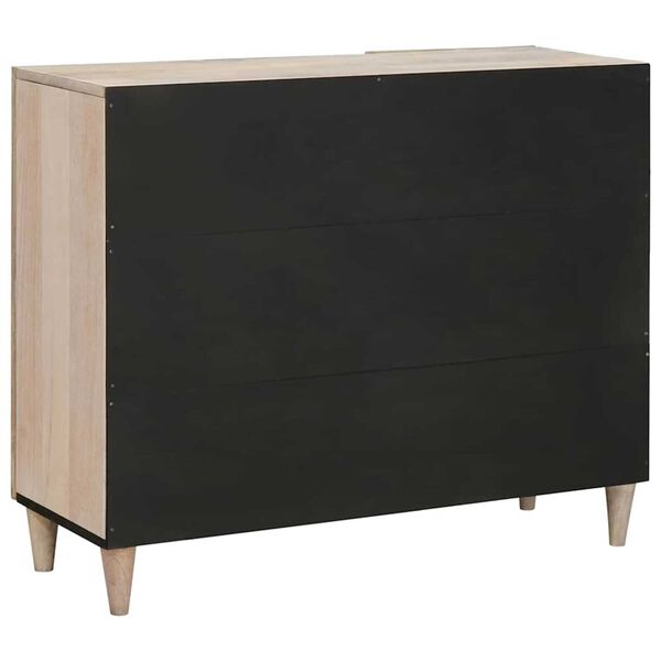 vidaXL Πλαϊνό γραφείο Λευκό 33.5 x 90 x 75 εκ