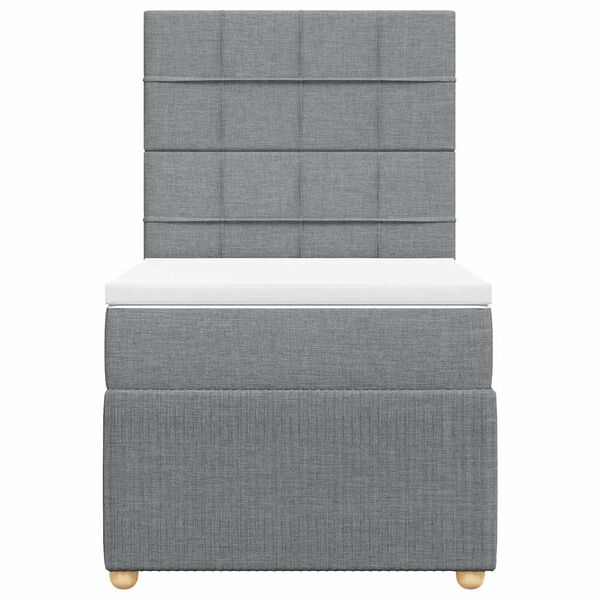 vidaXL &Kappa;&rho;&epsilon;&beta;ά&tau;&iota; Boxspring &mu;&epsilon; &Sigma;&tau;&rho;ώ&mu;&alpha; &Alpha;&nu;&omicron;&iota;&chi;&tau;ό &Gamma;&kappa;&rho;&iota; 90x200 &epsilon;&kappa;. &Upsilon;&phi;&alpha;&sigma;&mu;ά&tau;&iota;&nu;&omicron;