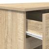 vidaXL Γραφείο Sonoma Δρυς 140 x 49 x 76 εκ. Επεξεργασμένο ξύλο