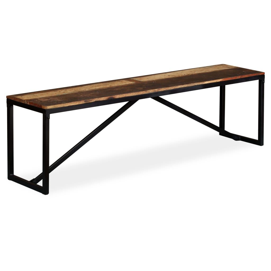 vidaXL Πάγκος 160 x 35 x 45 εκ. από Μασίφ Ανακυκλωμένο Ξύλο