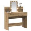 vidaXL Κομοδίνο artisan δρυς 100 x 40 x 130 εκ Επεξεργασμένο ξύλο