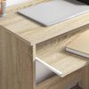 vidaXL Γραφείο Sonoma Δρυς 106 x 40 x 88.5 εκ Επεξεργασμένο ξύλο