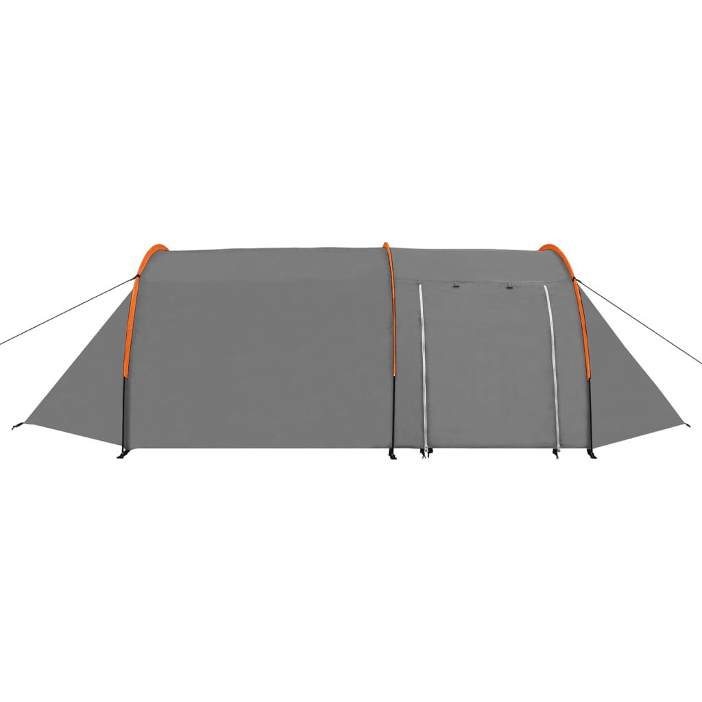 vidaXL Σκηνή Camping 9 Ατόμων Γκρι / Πορτοκαλί