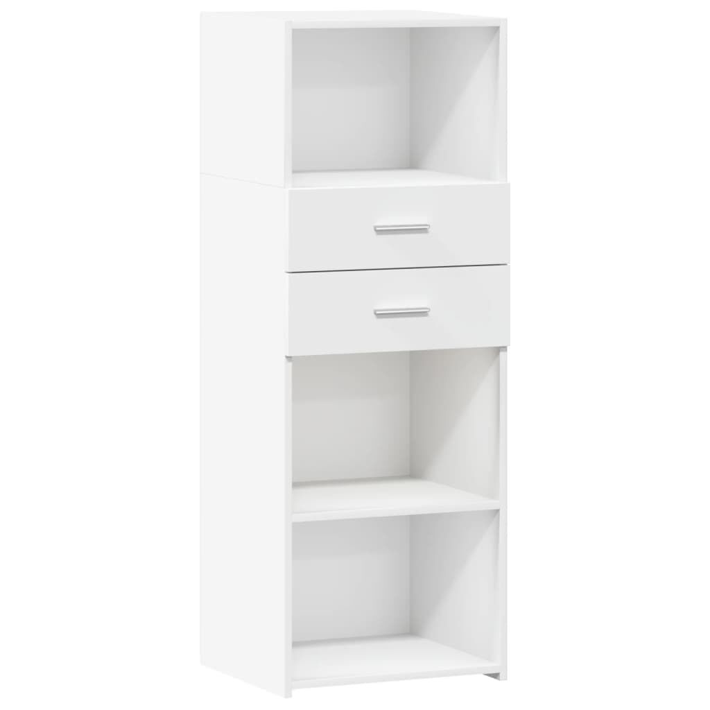 vidaXL Ντουλάπι Λευκό 45x42,5x124 εκ. από Επεξεργασμένο Ξύλο