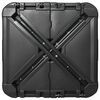 vidaXL Σετ Βάσης Ανεμογεννήτριας 2 pcs Μαύρο 88 x 88 x 19 εκ. Πλαστικό
