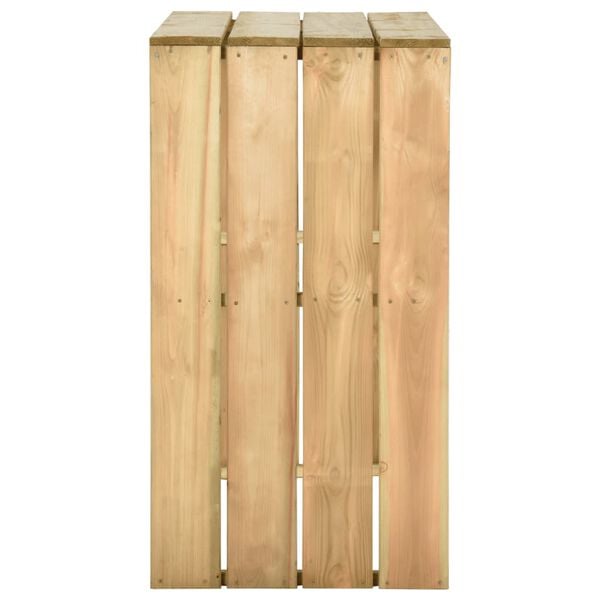 vidaXL &Tau;&rho;&alpha;&pi;έ&zeta;&iota; &Mu;&pi;&alpha;&rho; 100 x 60 x 110 &epsilon;&kappa;. &alpha;&pi;ό &Epsilon;&mu;&pi;&omicron;&tau;&iota;&sigma;&mu;έ&nu;&omicron; &Xi;ύ&lambda;&omicron; &Pi;&epsilon;ύ&kappa;&omicron;&upsilon;