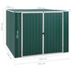 vidaXL Αποθήκη Κήπου Πράσινη 195x198x159 εκ. από Γαλβανισμένο Ατσάλι
