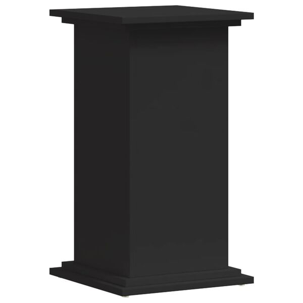 vidaXL Βάση Γλάστρας Μαύρη 33x33x60 εκ. από Επεξεργασμένο Ξύλο