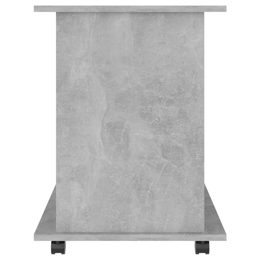 vidaXL Ντουλάπι Τροχήλατο Γκρι Σκυρ. 60 x 45 x 60 εκ. από Επεξ. Ξύλο