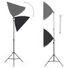 vidaXL Κιτ Φωτογραφικού Στούντιο Softbox με Φώτα, Φόντο & Ανακλαστήρα