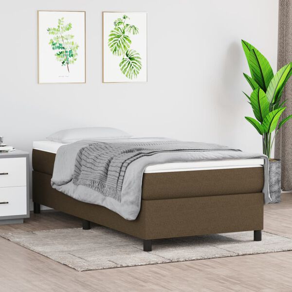 vidaXL &Kappa;&rho;&epsilon;&beta;ά&tau;&iota; Boxspring &mu;&epsilon; &Sigma;&tau;&rho;ώ&mu;&alpha; &Sigma;&kappa;&omicron;ύ&rho;&omicron; &Kappa;&alpha;&phi;έ 100x200 &epsilon;&kappa;. &Upsilon;&phi;&alpha;&sigma;&mu;ά&tau;&iota;&nu;&omicron;