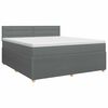 vidaXL &Kappa;&rho;&epsilon;&beta;ά&tau;&iota; box spring &mu;&epsilon; &sigma;&tau;&rho;ώ&mu;&alpha; &Sigma;&kappa;&omicron;ύ&rho;&omicron; &Gamma;&kappa;&rho;&iota; 160 x 200 cm Ύ&phi;&alpha;&sigma;&mu;&alpha;