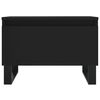 vidaXL Τραπεζάκια Σαλονιού 2 τεμ. Μαύρα 50 x 46 x 35 εκ. Επεξεργ. Ξύλο