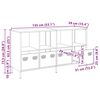 vidaXL Ντουλάπι Ανθρακί 135x39x73,5 εκ. από Χάλυβα Ψυχρής Έλασης