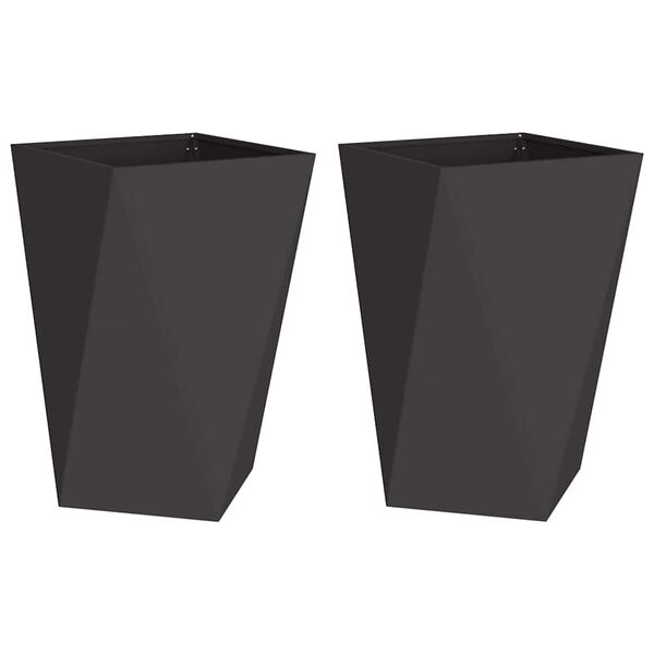 vidaXL &Gamma;&lambda;ά&sigma;&tau;&rho;&alpha; 2 pcs &Mu;&alpha;ύ&rho;&omicron; 50 x 50 x 75 cm &Alpha;&tau;&sigma;ά&lambda;&iota;