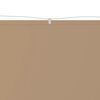 vidaXL Τέντα Κάθετη Taupe 140 x 420 εκ. από Ύφασμα Oxford