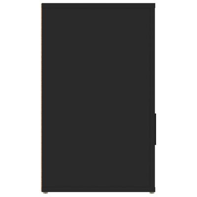 vidaXL Κομοδίνο Μαύρο 50 x 36 x 60 εκ. από Επεξεργασμένο Ξύλο