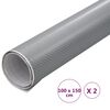 vidaXL Μεμβράνες Αυτοκινήτου 4D 2 τεμ. Ασημί 100 x 150 εκ.