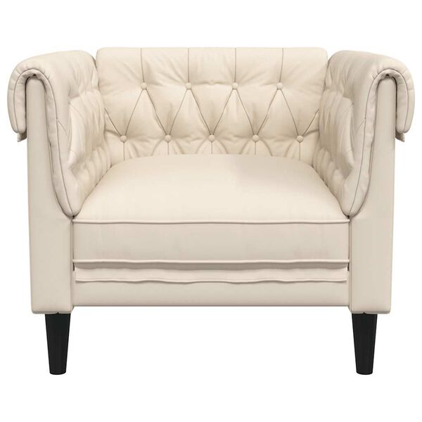 vidaXL Πολυθρόνα Chesterfield Λινό