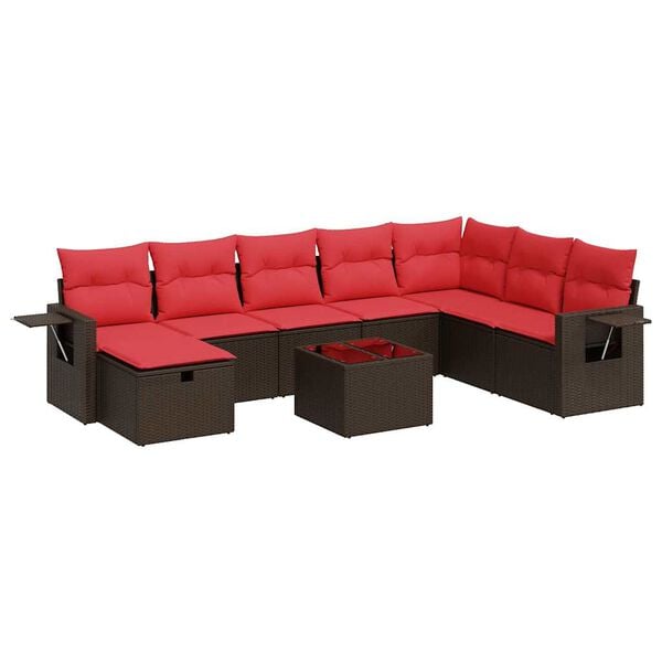 vidaXL &Sigma;&alpha;&lambda;ό&nu;&iota; &Kappa;ή&pi;&omicron;&upsilon; &Sigma;&epsilon;&tau; 8 &Tau;&epsilon;&mu;&alpha;&chi;ί&omega;&nu; &Kappa;&alpha;&phi;έ &Sigma;&upsilon;&nu;&theta;&epsilon;&tau;&iota;&kappa;ό &Rho;&alpha;&tau;ά&nu; &mu;&epsilon; &Mu;&alpha;&xi;&iota;&lambda;ά&rho;&iota;&alpha;