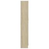 vidaXL Βιβλιοθήκη Χρώμα Sonoma Δρυς 82,5x30,5x185,5 εκ. Επεξ. Ξύλο