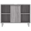 vidaXL Ντουλάπι Μπάνιου Γκρι Sonoma 80 x 33 x 60 εκ. από Επεξεργ. Ξύλο