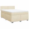vidaXL &Kappa;&rho;&epsilon;&beta;ά&tau;&iota; Boxspring &mu;&epsilon; &Sigma;&tau;&rho;ώ&mu;&alpha; &Kappa;&rho;&epsilon;&mu; 160x200 &epsilon;&kappa;. &Upsilon;&phi;&alpha;&sigma;&mu;ά&tau;&iota;&nu;&omicron;