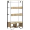 vidaXL Ντουλάπα Sonoma Δρυς 90x50x180 εκ. από Επεξεργασμένο Ξύλο