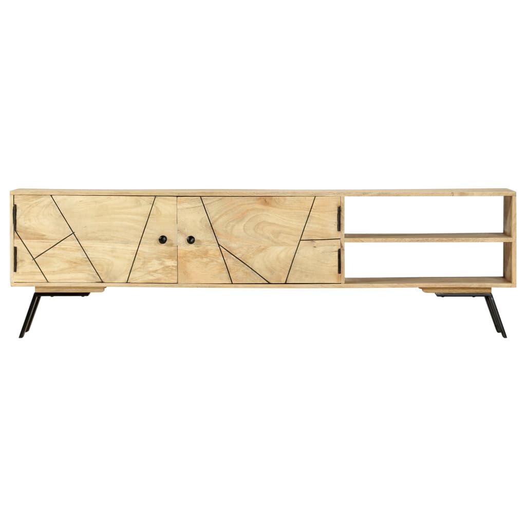 vidaXL Έπιπλο Τηλεόρασης 140 x 30 x 40 εκ. από Μασίφ Ξύλο Μάνγκο