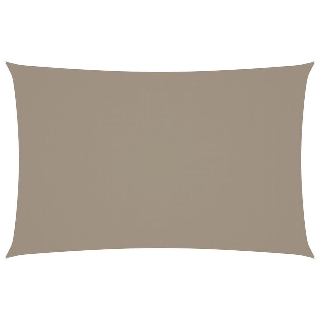 vidaXL Πανί Σκίασης Ορθογώνιο Taupe 2,5 x 5 μ. από Ύφασμα Oxford