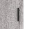 vidaXL Ντουλάπι Γκρι Sonoma 69,5 x 34 x 180 εκ. Επεξεργασμένο Ξύλο