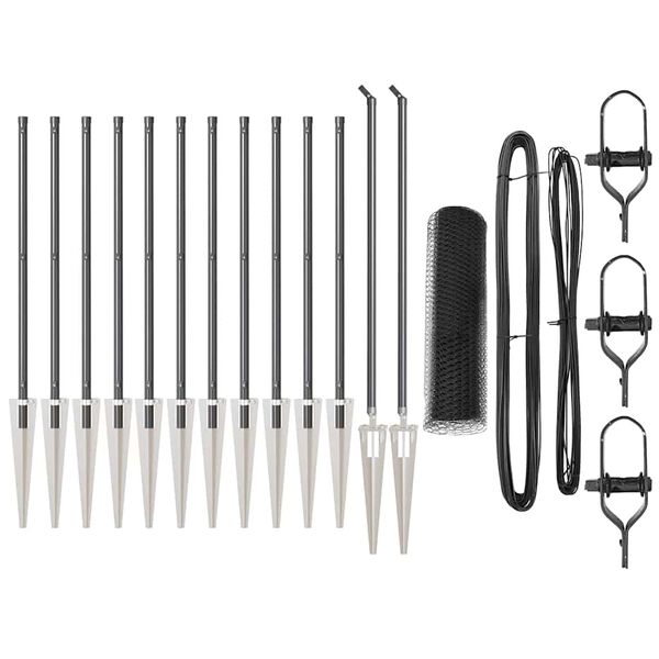 vidaXL &Sigma;&tau;ύ&lambda;&omicron;&sigmaf; &Pi;&epsilon;&rho;&iota;&phi;&rho;ά&xi;&epsilon;&omega;&nu; &Gamma;&kappa;&rho;&iota; 25 x 1 &mu; (25 &chi;&iota;&lambda;&iota;&omicron;&sigma;&tau;ά &delta;ί&chi;&tau;&upsilon;) &Alpha;&tau;&sigma;ά&lambda;&iota;