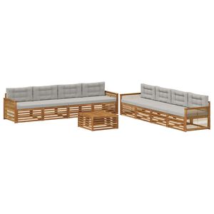 vidaXL &Sigma;&epsilon;&iota;&rho;ά &Kappa;&alpha;&nu;&alpha;&pi;έ &Epsilon;&xi;&omega;&tau;&epsilon;&rho;&iota;&kappa;&omicron;ύ 9 pcs &Phi;&upsilon;&sigma;&iota;&kappa;ό &kappa;&alpha;&iota; &Alpha;&nu;&omicron;&iota;&chi;&tau;ό &Gamma;&kappa;&rho;&iota;