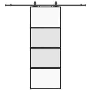 vidaXL &Sigma;&upsilon;&rho;ό&mu;&epsilon;&nu;&eta; &pi;ό&rho;&tau;&alpha; &mu;&epsilon; &sigma;&epsilon;&tau; &upsilon;&lambda;&iota;&kappa;&omicron;ύ &Mu;&alpha;ύ&rho;&omicron; 76x205 cm &gamma;&upsilon;&alpha;&lambda;ί &mu;&epsilon;&tau;&rho;&iota;&alpha;&sigma;&mu;έ&nu;&omicron;