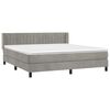 vidaXL &Kappa;&rho;&epsilon;&beta;ά&tau;&iota; Boxspring &mu;&epsilon; &Sigma;&tau;&rho;ώ&mu;&alpha; &Alpha;&nu;&omicron;&iota;&chi;&tau;ό &Gamma;&kappa;&rho;&iota; 160x200 &epsilon;&kappa;. &Beta;&epsilon;&lambda;&omicron;ύ&delta;&iota;&nu;&omicron;