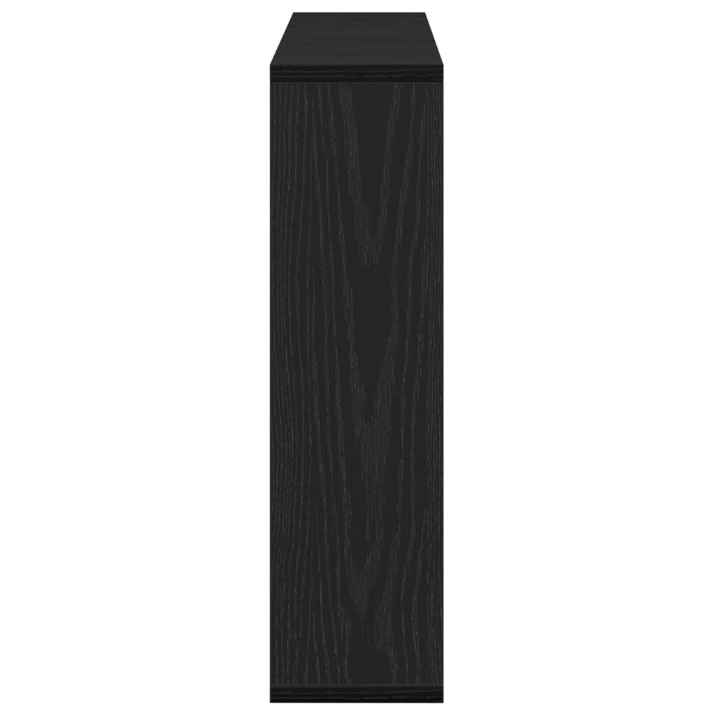 vidaXL Καθρέφτης Ντουλάπι LED - Μαύρη Δρυς - 76x15x55 εκ. - Κατασκευασμένο από Επεξεργασμένο Ξύλο
