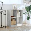 vidaXL Βιβλιοθήκη Γκρι Σκυροδέματος 68,5x32x75 εκ. Επεξεργ. Ξύλο