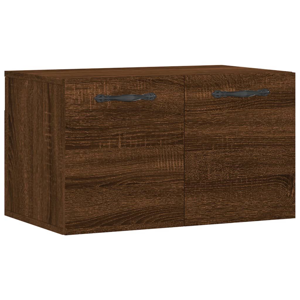 vidaXL Ντουλάπι Τοίχου Καφέ Δρυς 60x36,5x35 εκ. Επεξεργασμένο Ξύλο