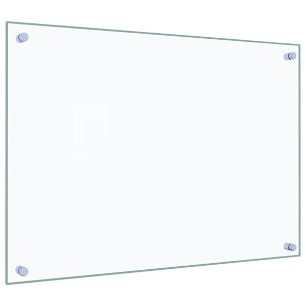vidaXL Πλάτες Κουζίνας 2 τεμ. Διαφανής 70 x 50 εκ. από Ψημένο Γυαλί
