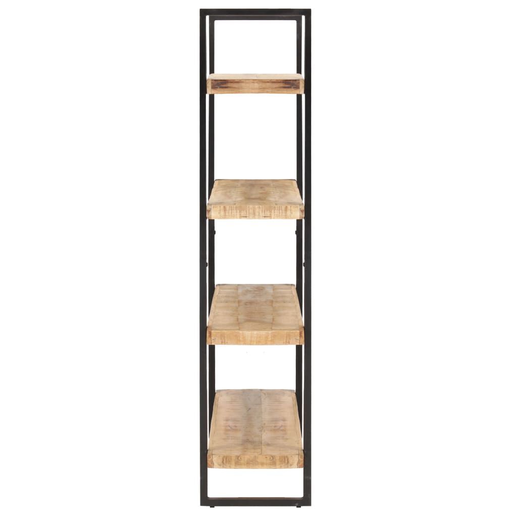vidaXL Βιβλιοθήκη με 4 Επίπεδα 160x40x180 εκ. Ακατέργαστο Ξύλο Μάνγκο