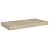 vidaXL Ράφια Τοίχου 4 τεμ. Χρώμα Δρυός 50x23x3,8 εκ. MDF