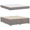 vidaXL &Sigma;&kappa;&epsilon;&lambda;&epsilon;&tau;ό&sigmaf; &Kappa;&rho;&epsilon;&beta;&alpha;&tau;&iota;&omicron;ύ &mu;&epsilon; &sigma;&tau;&rho;ώ&mu;&alpha; Taupe 180 x 200 cm ύ&phi;&alpha;&sigma;&mu;&alpha;