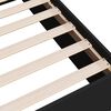 vidaXL Πλαίσιο Κρεβατιού Μαύρο 160x200 εκ. Επεξεργασμένο Ξύλο
