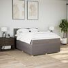 vidaXL &Kappa;&rho;&epsilon;&beta;ά&tau;&iota; Boxspring &mu;&epsilon; &Sigma;&tau;&rho;ώ&mu;&alpha; Taupe 140x200 &epsilon;&kappa;. &Upsilon;&phi;&alpha;&sigma;&mu;ά&tau;&iota;&nu;&omicron;