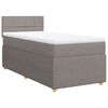 vidaXL &Kappa;&rho;&epsilon;&beta;ά&tau;&iota; Boxspring &mu;&epsilon; &Sigma;&tau;&rho;ώ&mu;&alpha; Taupe 80x200 &epsilon;&kappa;. &Upsilon;&phi;&alpha;&sigma;&mu;ά&tau;&iota;&nu;&omicron;