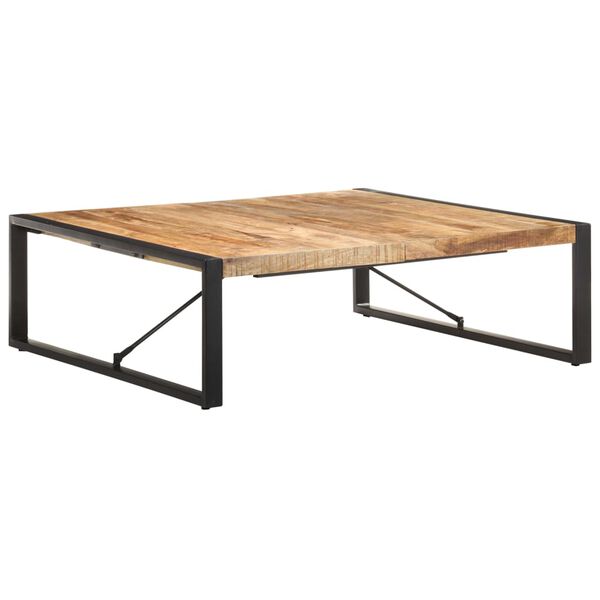 vidaXL Τραπεζάκι Σαλονιού 120 x 120 x 40 εκ. Ακατέργαστο Ξύλο Μάνγκο